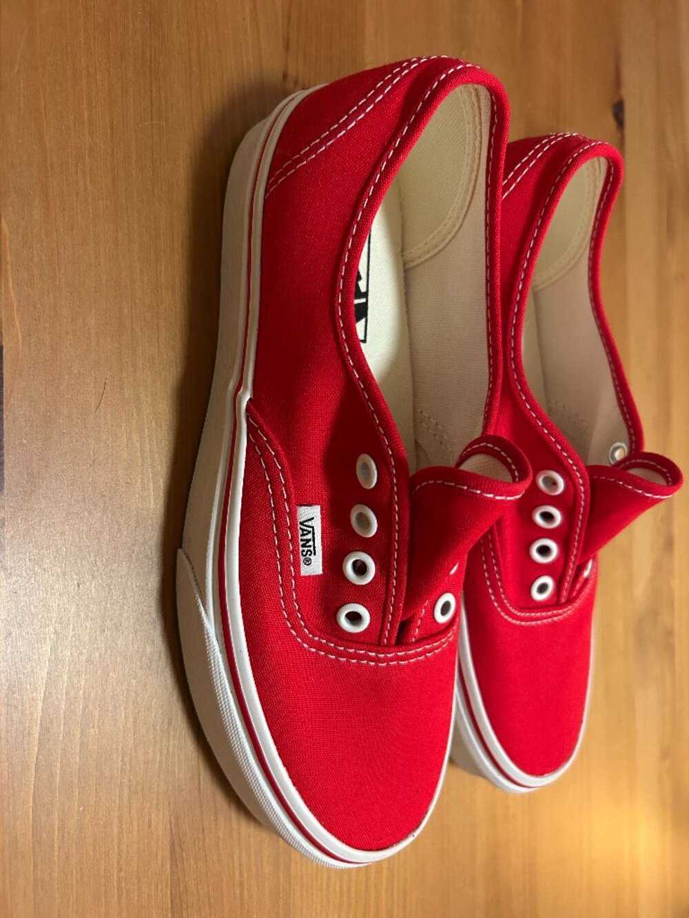 Vans Authentic Shoes, 7.5W, Red